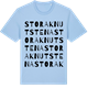 Blue Soul t-shirt med Stora Knutstena ordlek t-shirt