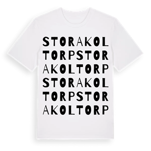 Stora Koltorp ordlek t-shirt – ekologisk bomull t-shirt från Pinshirt