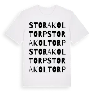 Stora Koltorp ordlek t-shirt – ekologisk bomull t-shirt från Pinshirt