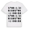 Stora Långbro ordlek t-shirt