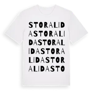 Stora Lida ordlek t-shirt – ekologisk bomull t-shirt från Pinshirt