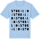 Blue Soul t-shirt med Stora Lida ordlek t-shirt
