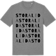 Mid Heather Gray t-shirt med Stora Lida ordlek t-shirt