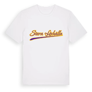 Stora Lövhälla baseball t-shirt – ekologisk bomull t-shirt från Pinshirt