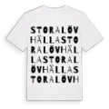 Stora Lövhälla ordlek t-shirt