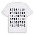 Stora Lundäng ordlek t-shirt