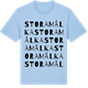 Blue Soul t-shirt med Stora Målka ordlek t-shirt