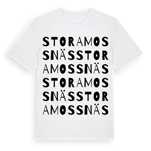 Stora Mossnäs ordlek t-shirt – ekologisk bomull t-shirt från Pinshirt