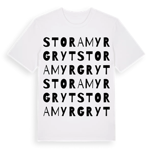 Stora Myrgryt ordlek t-shirt – ekologisk bomull t-shirt från Pinshirt