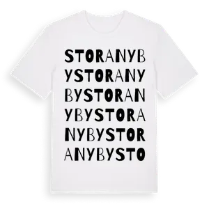 Stora Nyby ordlek t-shirt – ekologisk bomull t-shirt från Pinshirt