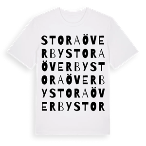 Stora Överby ordlek t-shirt – ekologisk bomull t-shirt från Pinshirt