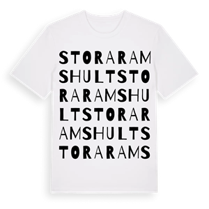Stora Ramshult ordlek t-shirt – ekologisk bomull t-shirt från Pinshirt