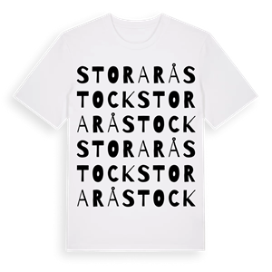Stora Råstock ordlek t-shirt – ekologisk bomull t-shirt från Pinshirt