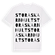 Stora Skarnhult ordlek t-shirt