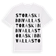 Stora Skinnvalla ordlek t-shirt
