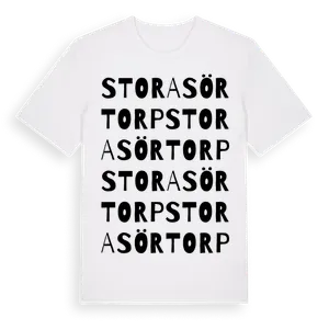 Stora Sörtorp ordlek t-shirt – ekologisk bomull t-shirt från Pinshirt
