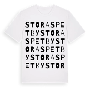 Stora Spetby ordlek t-shirt – ekologisk bomull t-shirt från Pinshirt