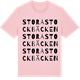 Pink Cotton t-shirt med Stora Stockbäcken ordlek t-shirt