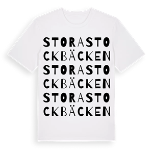 Stora Stockbäcken ordlek t-shirt – ekologisk bomull t-shirt från Pinshirt