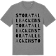 Mid Heather Gray t-shirt med Stora Tallbacken ordlek t-shirt