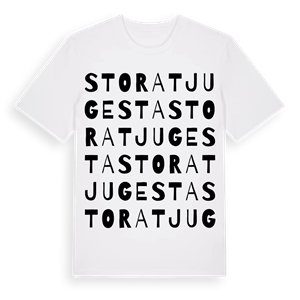 Stora Tjugesta ordlek t-shirt – ekologisk bomull t-shirt från Pinshirt