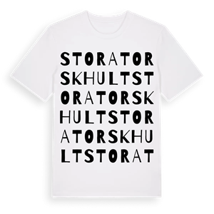 Stora Torskhult ordlek t-shirt – ekologisk bomull t-shirt från Pinshirt
