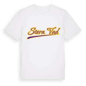 Stora Vad baseball t-shirt – ekologisk bomull t-shirt från Pinshirt
