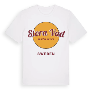 Stora Vad cirkel t-shirt – ekologisk bomull t-shirt från Pinshirt