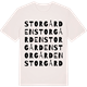 Vintage White t-shirt med Storgården ordlek t-shirt