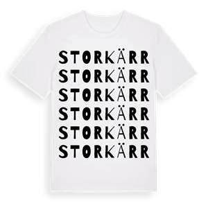 Storkärr ordlek t-shirt – ekologisk bomull t-shirt från Pinshirt