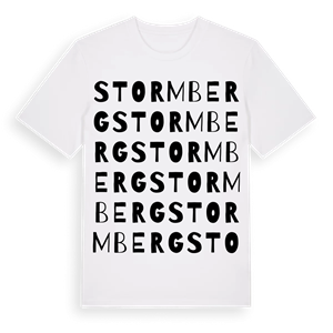 Stormberg ordlek t-shirt – ekologisk bomull t-shirt från Pinshirt