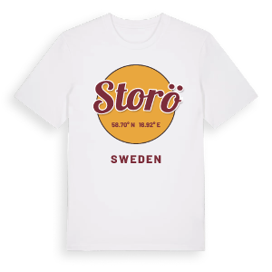 Storö cirkel t-shirt – ekologisk bomull t-shirt från Pinshirt