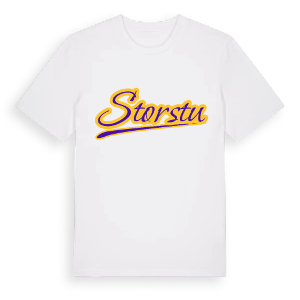 Storstu baseball t-shirt – ekologisk bomull t-shirt från Pinshirt