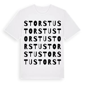 Storstu ordlek t-shirt – ekologisk bomull t-shirt från Pinshirt