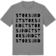 Mid Heather Gray t-shirt med Storsundet ordlek t-shirt