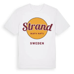 Strand cirkel t-shirt – ekologisk bomull t-shirt från Pinshirt