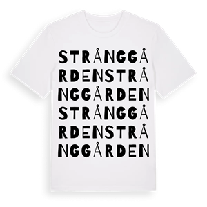 Strånggården ordlek t-shirt – ekologisk bomull t-shirt från Pinshirt