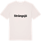 Vintage White t-shirt med Strångsjö fetstil t-shirt