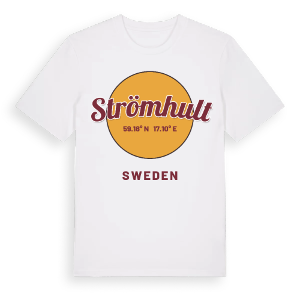 Strömhult cirkel t-shirt – ekologisk bomull t-shirt från Pinshirt