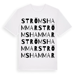 Strömshammar ordlek t-shirt – ekologisk bomull t-shirt från Pinshirt
