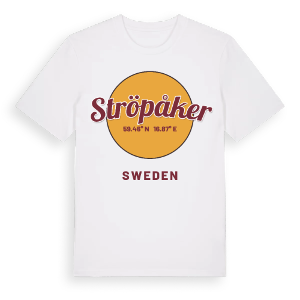Ströpåker cirkel t-shirt – ekologisk bomull t-shirt från Pinshirt