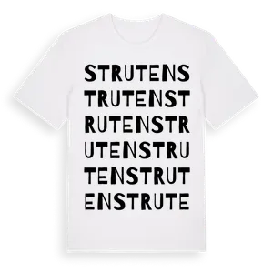 Struten ordlek t-shirt – ekologisk bomull t-shirt från Pinshirt