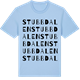 Blue Soul t-shirt med Stubbdalen ordlek t-shirt