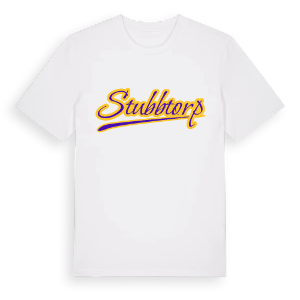Stubbtorp baseball t-shirt – ekologisk bomull t-shirt från Pinshirt
