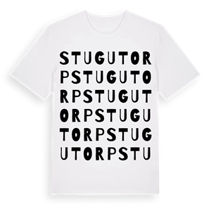 Stugutorp ordlek t-shirt – ekologisk bomull t-shirt från Pinshirt