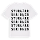 Sturkärrsbrinken ordlek t-shirt