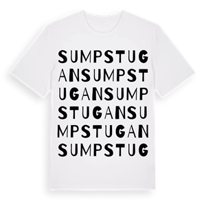 Sumpstugan ordlek t-shirt – ekologisk bomull t-shirt från Pinshirt