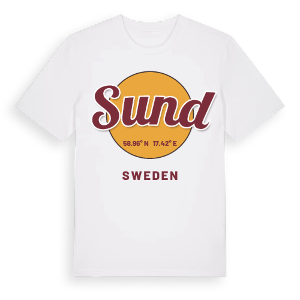 Sund cirkel t-shirt – ekologisk bomull t-shirt från Pinshirt
