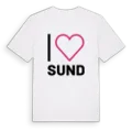 Jag älskar Sund t-shirt stort tryck