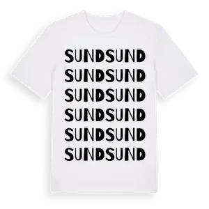 Sund ordlek t-shirt – ekologisk bomull t-shirt från Pinshirt